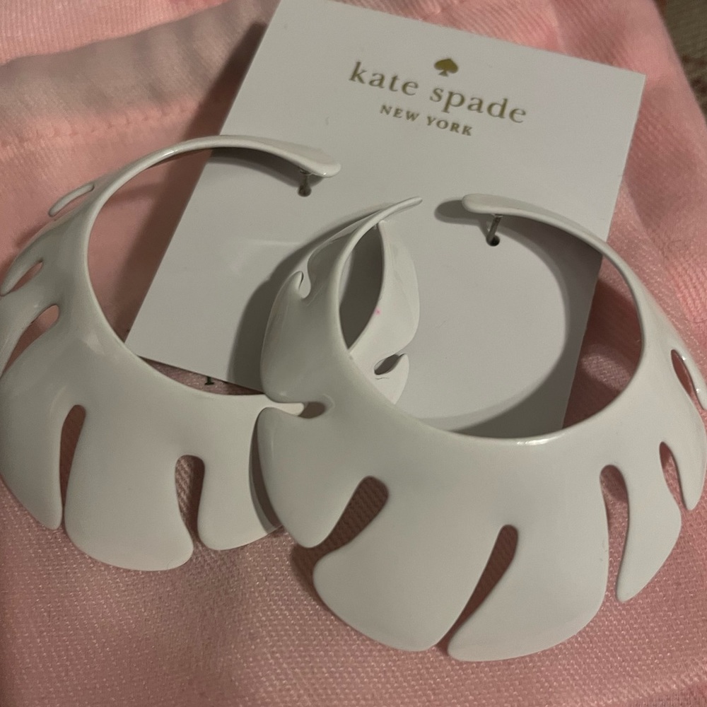 Kate Spade Statement Half Hoop Earrings